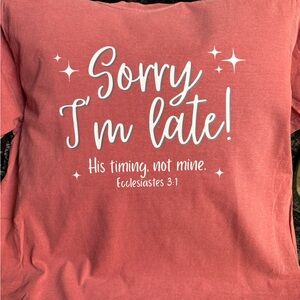 Comfort Colors Graphic Tee - Coral